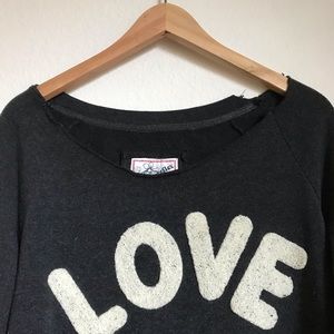 🍂HP🍂 LOVE Semi-Cropped Sweater